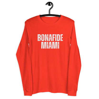 Miami Bonafide Unisex Long Sleeve Tee