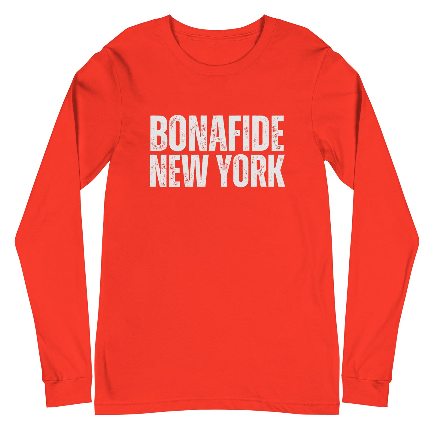 New York Bonafide Unisex Long Sleeve Tee