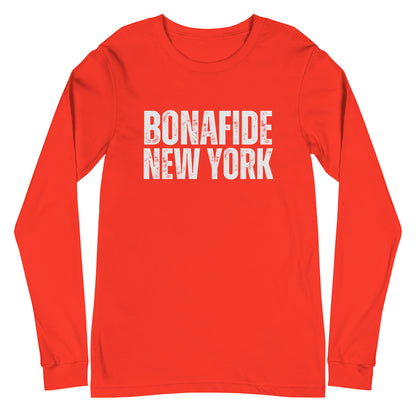 New York Bonafide Unisex Long Sleeve Tee