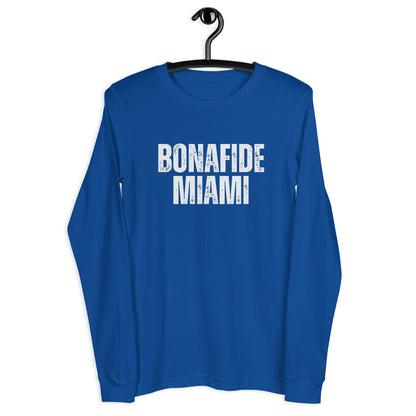 Miami Bonafide Unisex Long Sleeve Tee